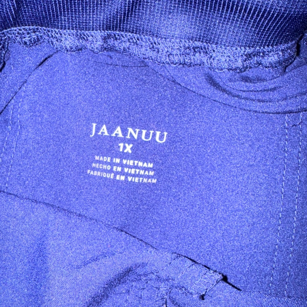 Men's Jaanu Blue Jogger Scrub Pants 1X - Picture 4 of 5